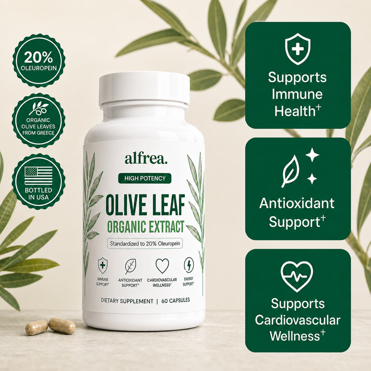 Alfrea Olive Leaf Extract