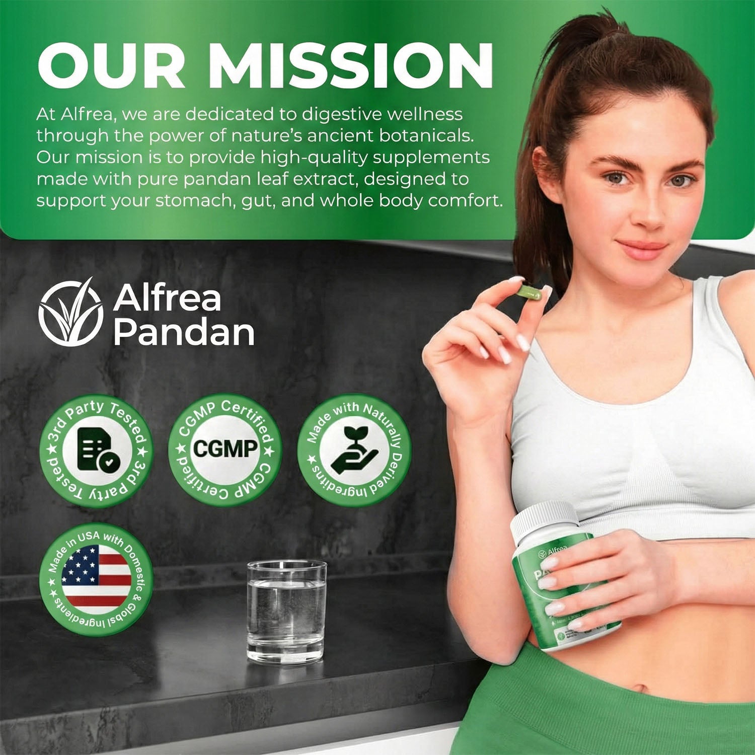 Alfrea™ Pure Pandan Leaf Extract