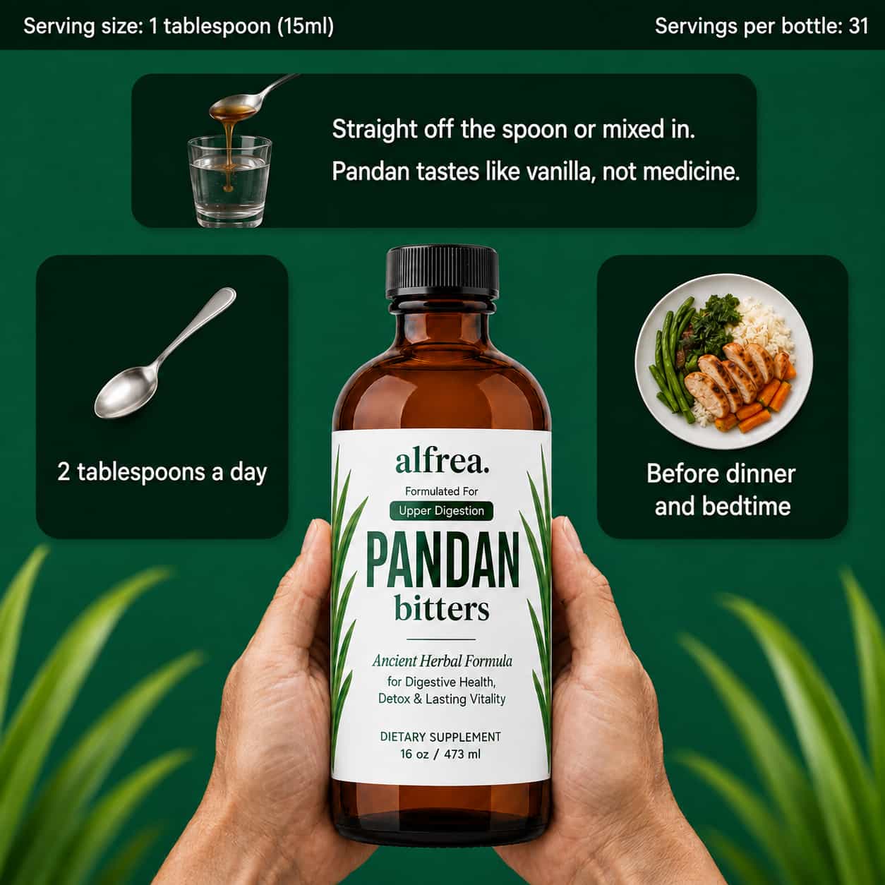 Alfrea™ Pandan Bitters