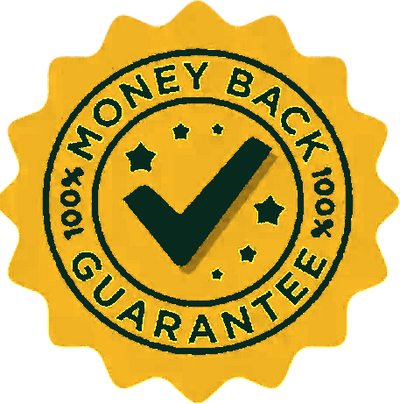 100% Money Back Guarantee